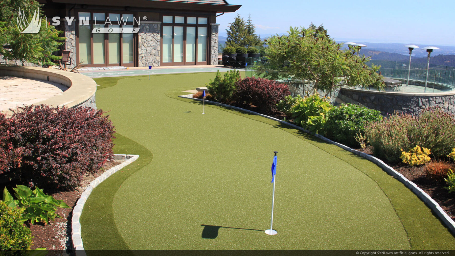 Synlawn golf, affordable putting green installation