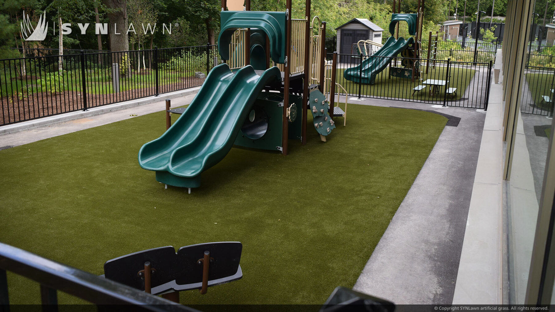 playground commercial turf installation