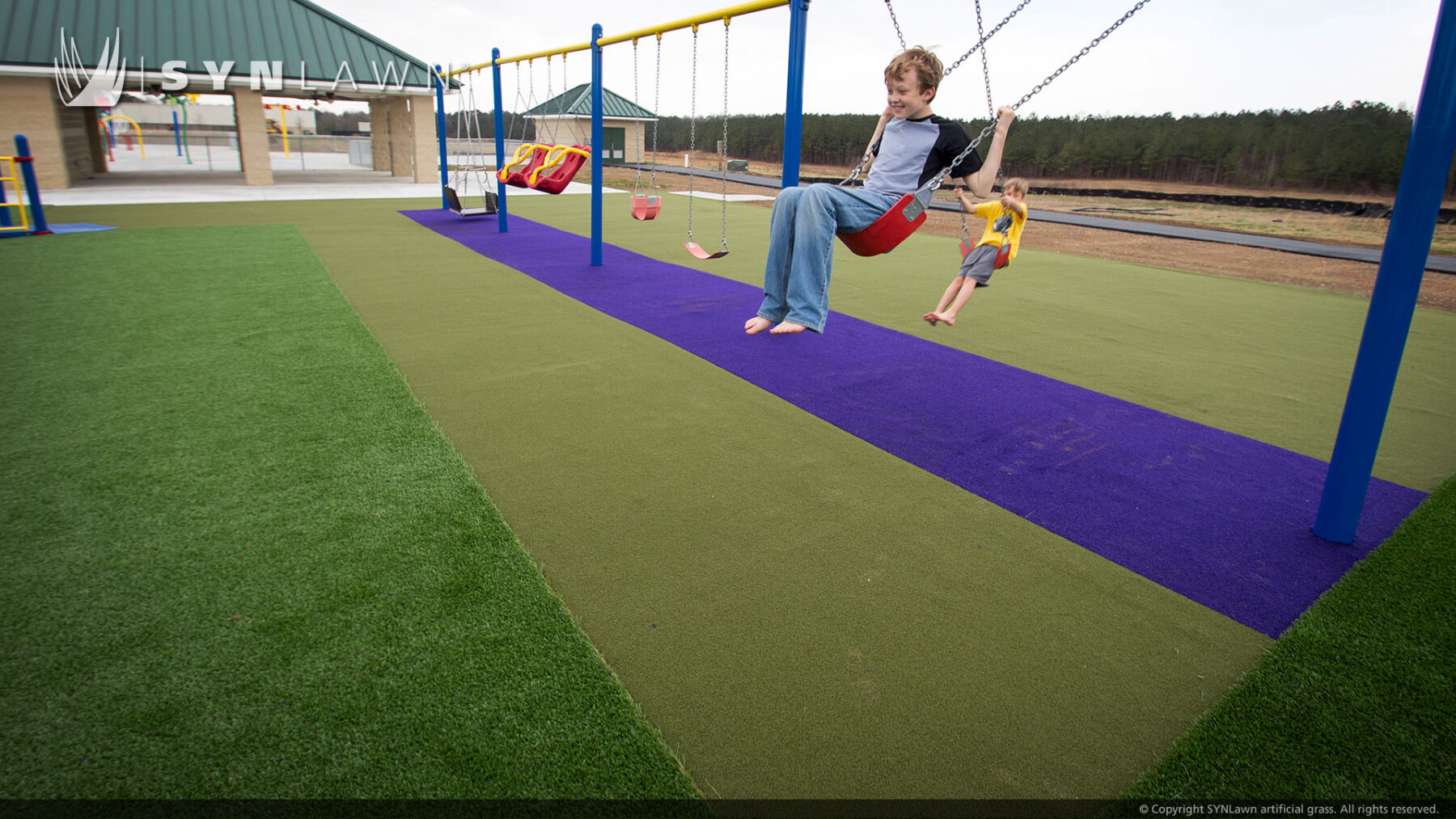 artificial lawn, installation on playground near me