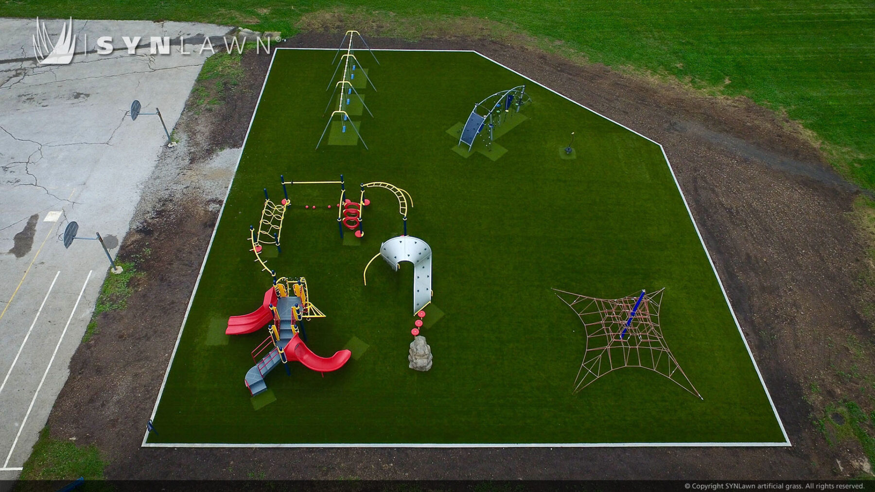 new york playground ,artificial grass installation