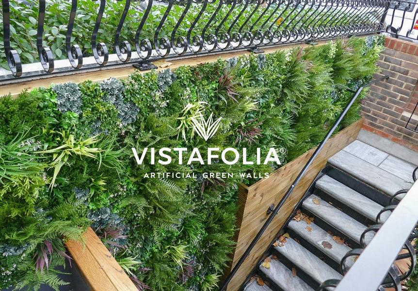 Vistafolia artificial green walls installation