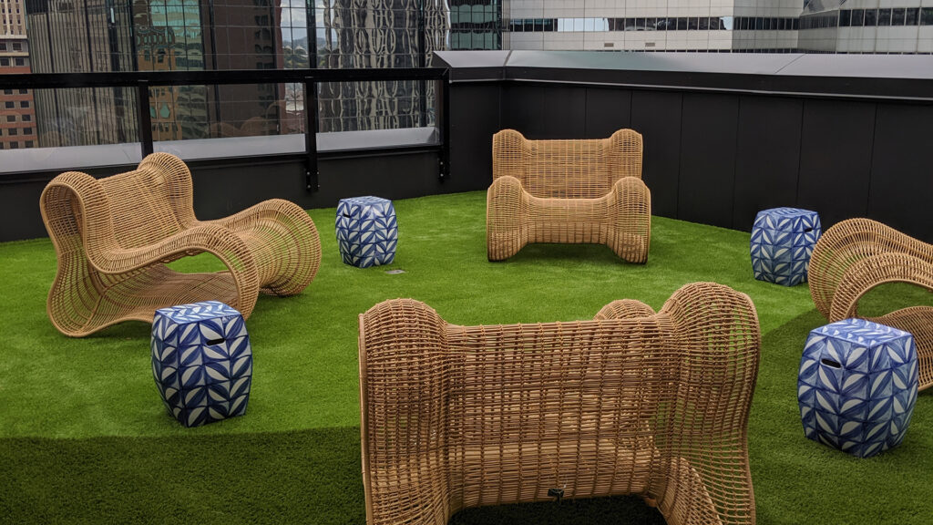New York Artificial roof top grass