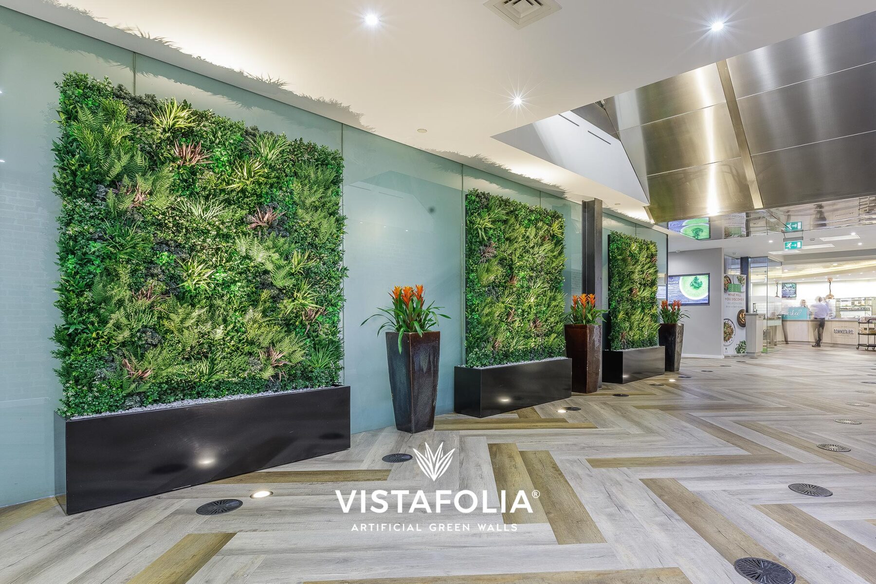 install artificial green wall, vistafolia
