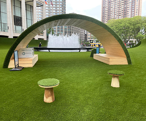 Commercial artificial grass project from SYNLawn