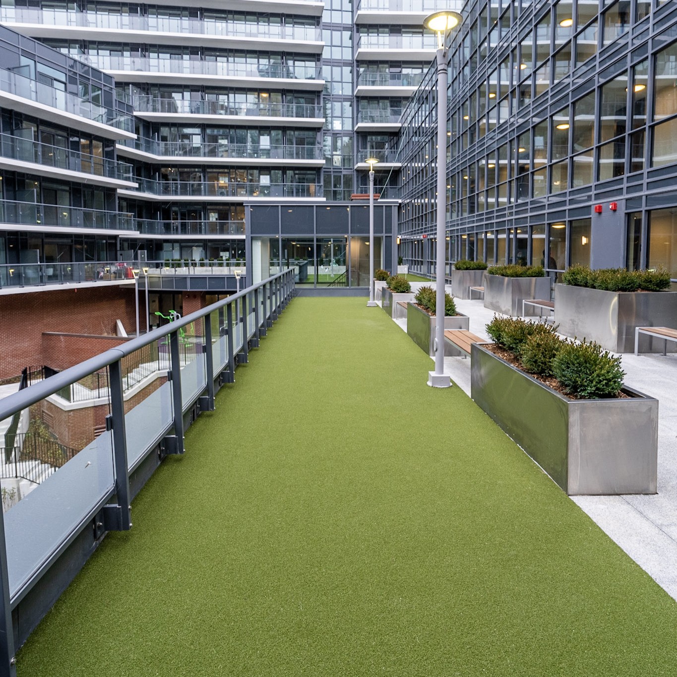 SYNLawn Rooftop Artificial Turf Installation SYNLawn Rooftop New York Artificial Turf Installation