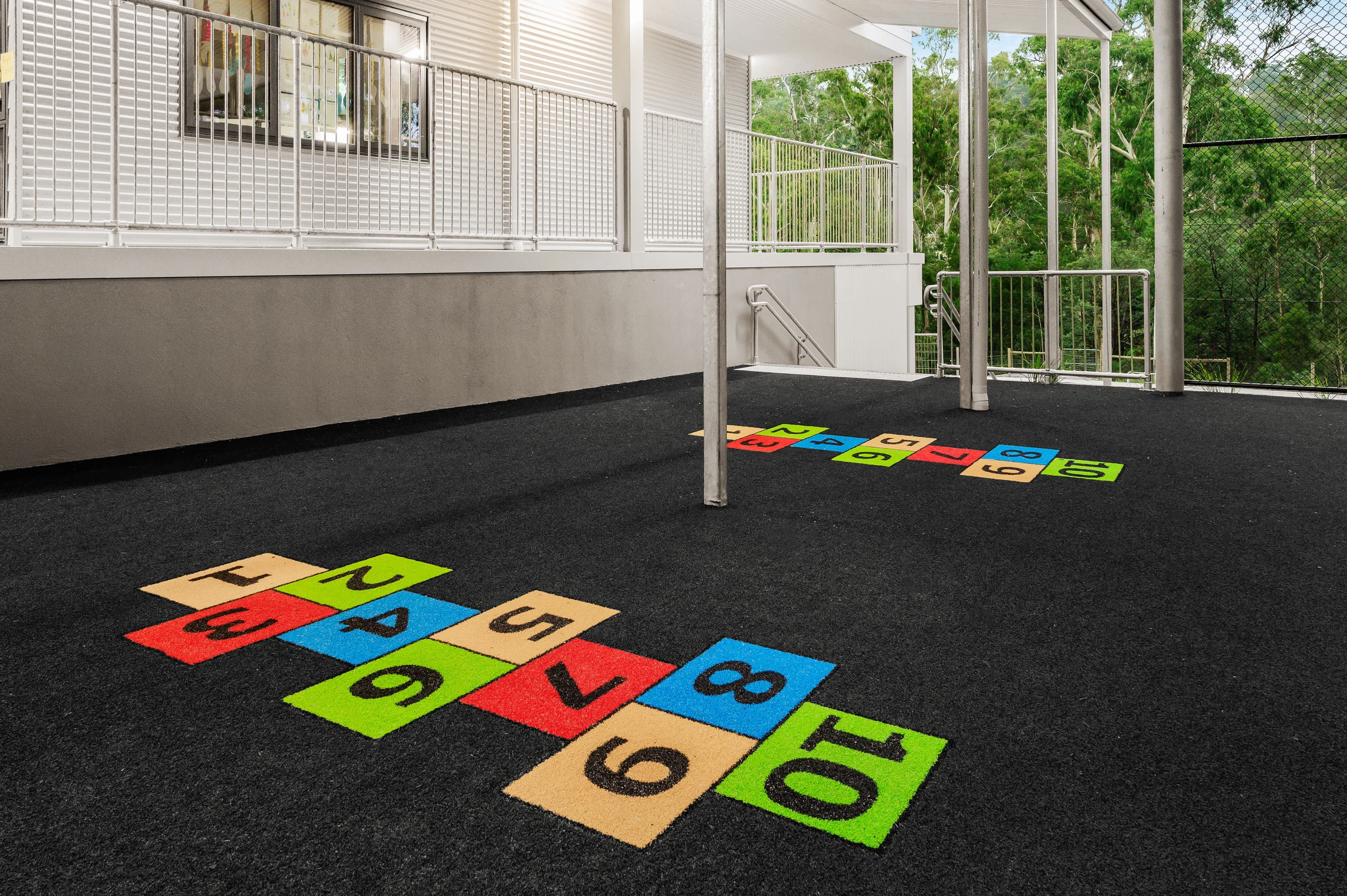 Custom New York Artificial Turf Hopscotch Design Custom New York Artificial Turf Hopscotch Design