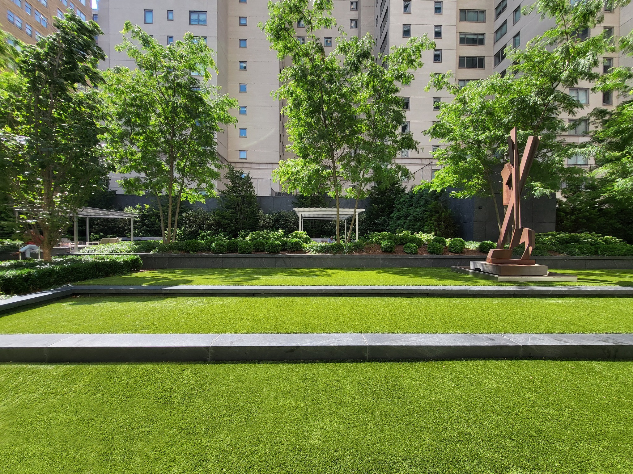 New York Commercial Artificial Grass Courtyard Landscape New York Commercial Artificial Grass Courtyard Landscape
